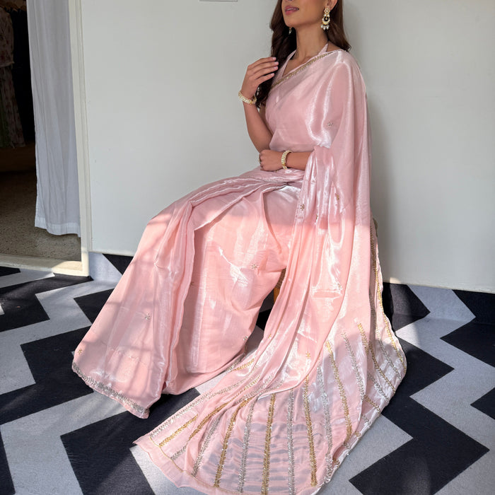 Pink Glow Saree