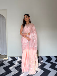 Pink Glow Saree