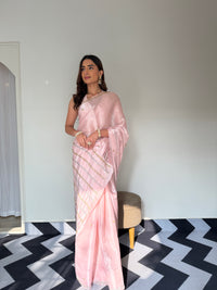 Pink Glow Saree
