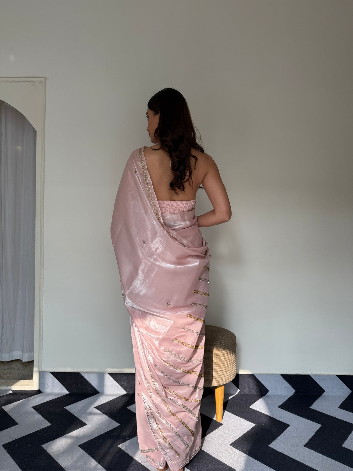 Pink Glow Saree
