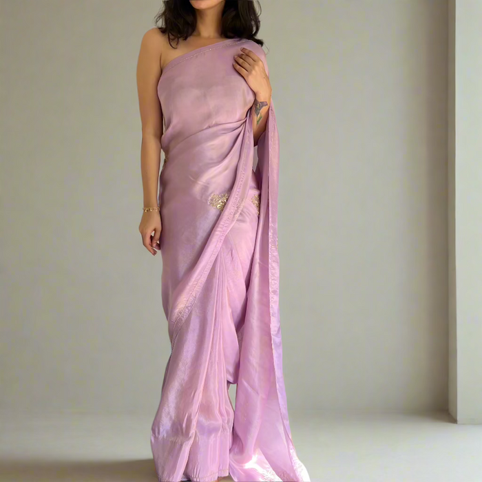Lilac Dream Tissue Saree