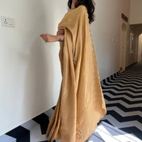 Melon Mist Tissue Saree