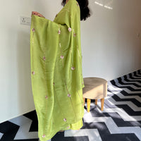 Mossy Charm Tissue Saree