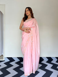 Soft Rose Saree