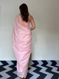 Soft Rose Saree