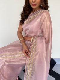 Pastel Muse Tissue Saree
