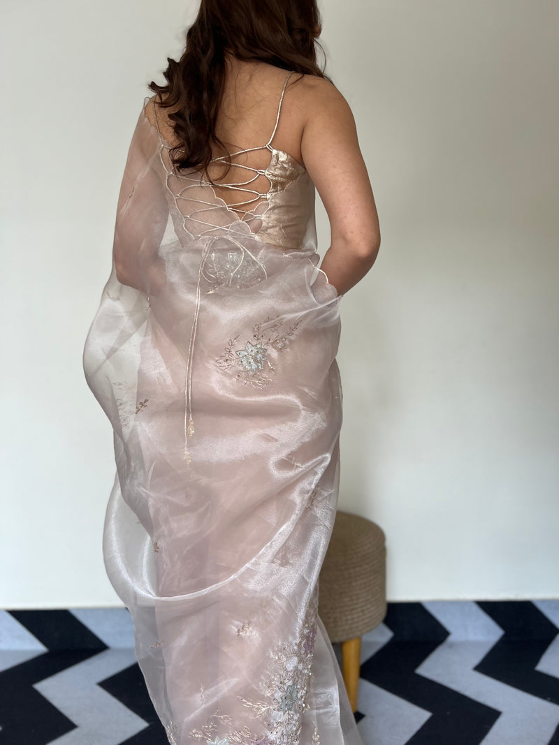 Silver Sands Saree