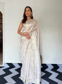 Ethereal White Saree