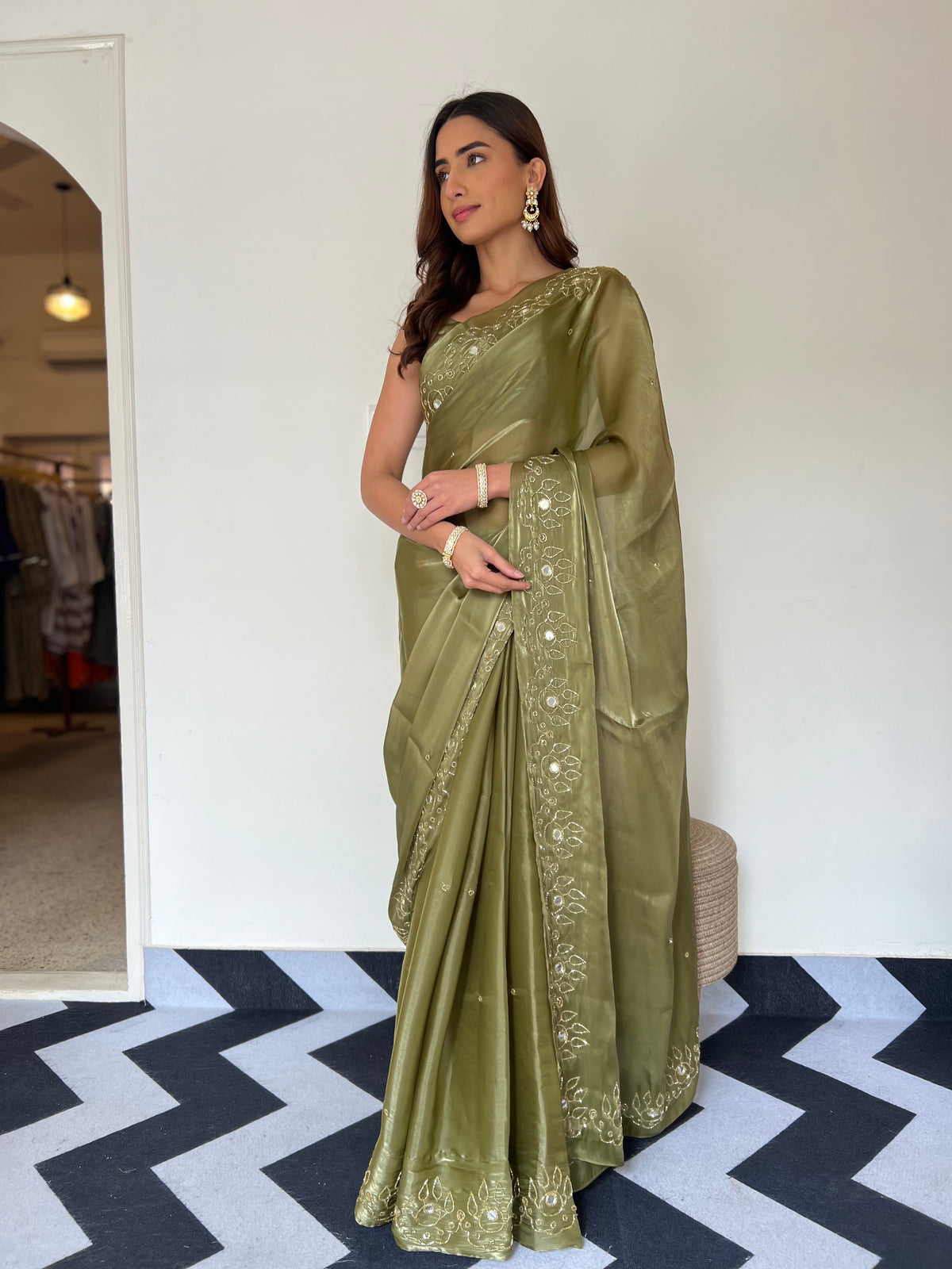 Spring Mist Saree