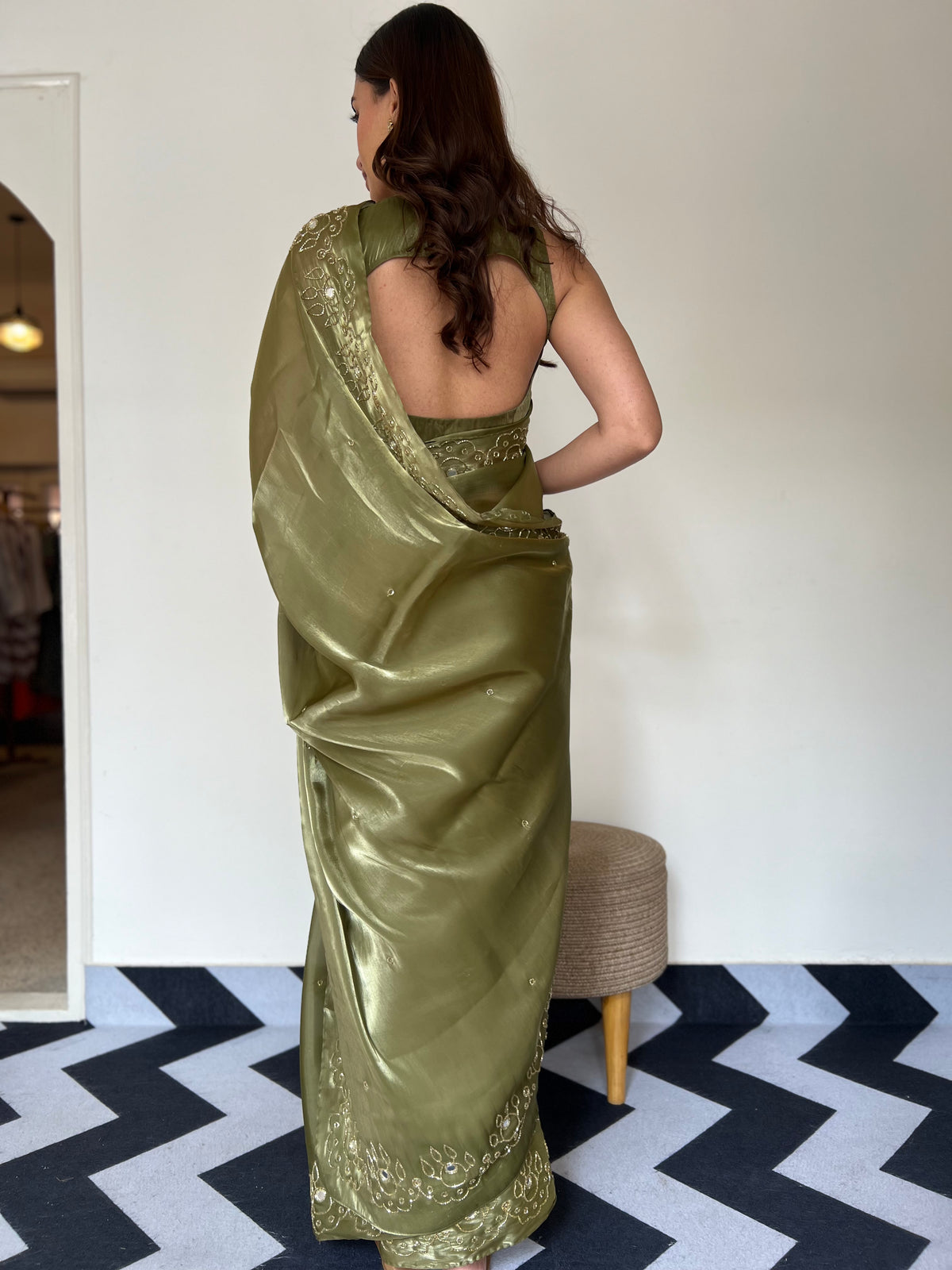 Spring Mist Saree