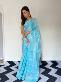 Aqua Royale Saree
