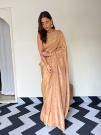 Golden Daisy Saree