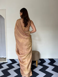 Golden Daisy Saree