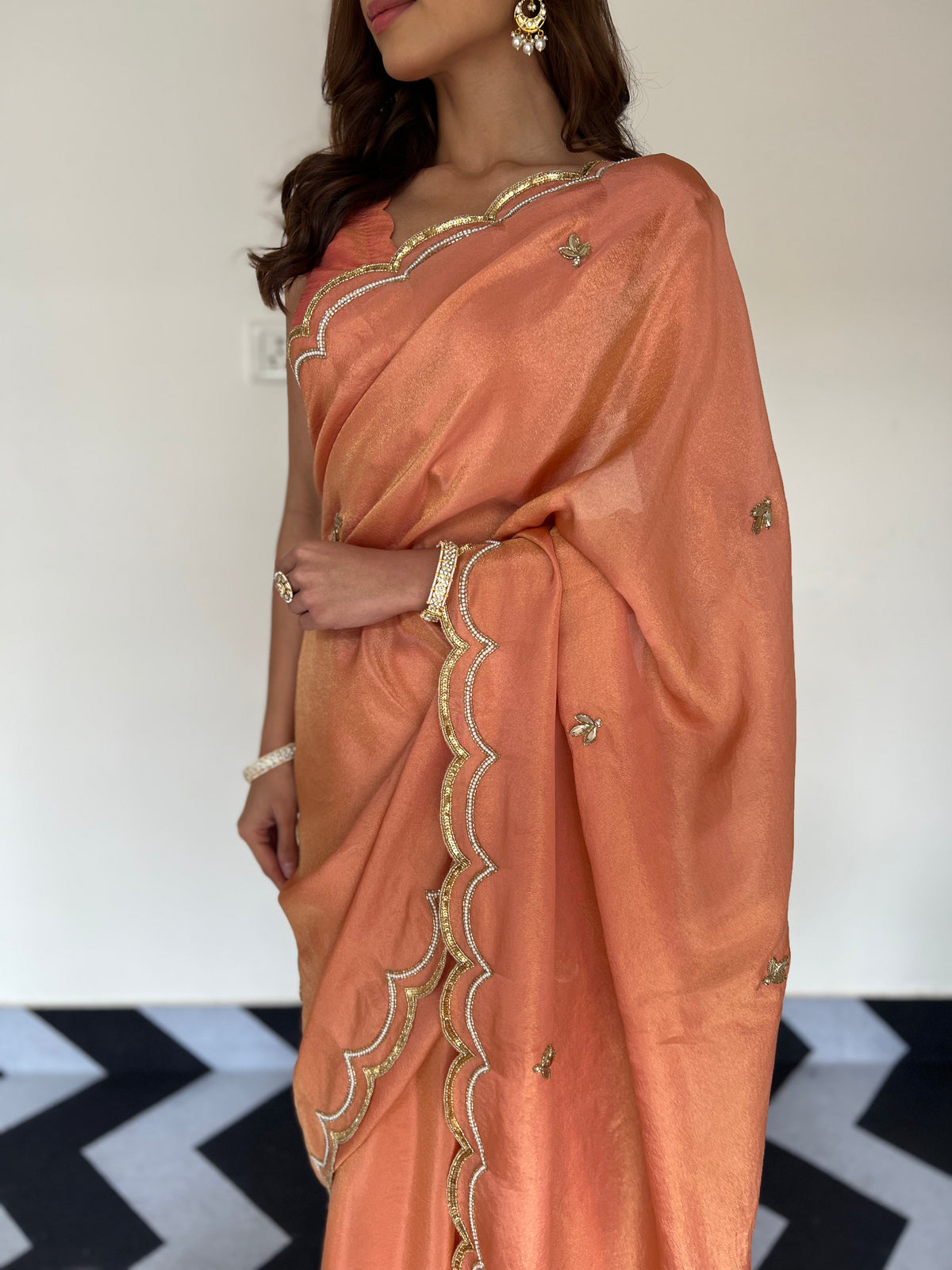 Sunset Drape Saree