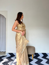 Golden Aura Saree