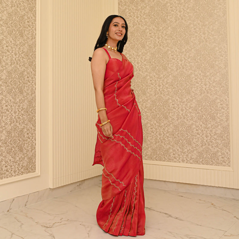 Vibrant Tradition Tissue Saree