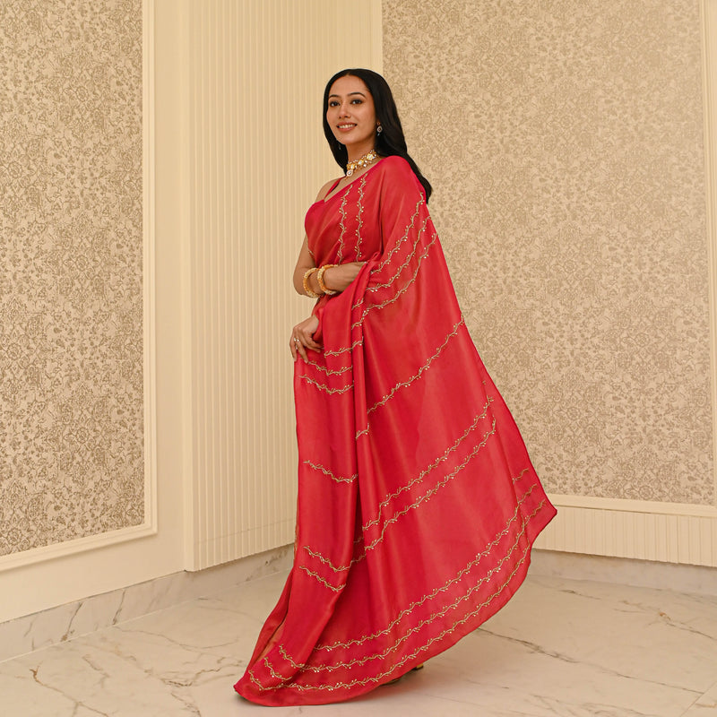 Vibrant Tradition Tissue Saree